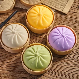 Colorful Dumpling Squishes Stress Balls