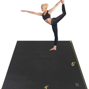 Large Extra Thick Non-Slip Workout Yoga Mat.