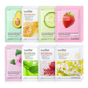 8pcs Natural Plant  Beauty Skincare  Masks