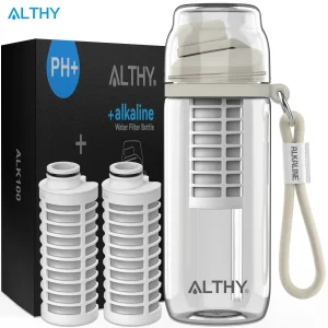 ALTHY Alkaline Water Filter Bottle.